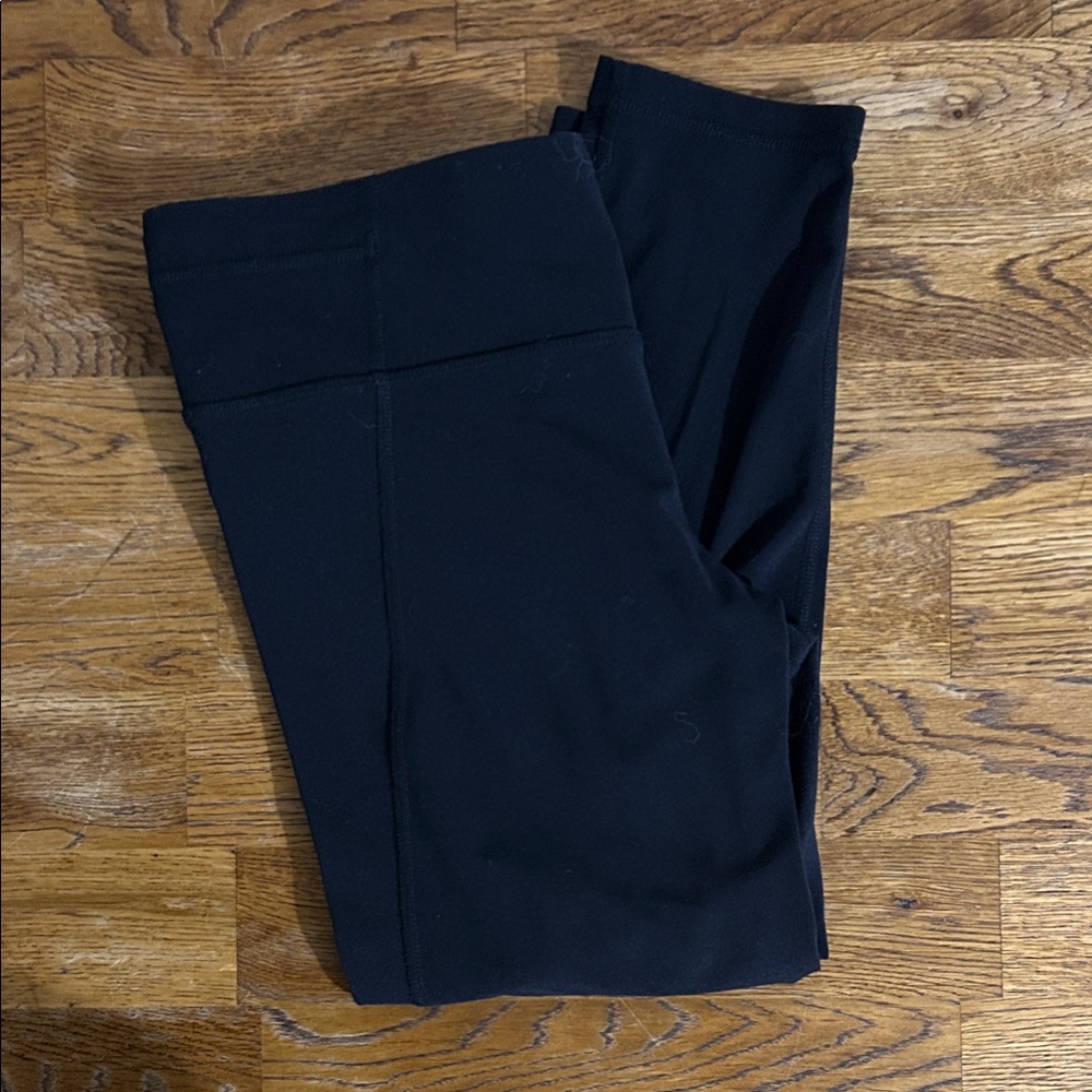 prAna Black High Rise Capri Leggings Size Medium M Athletic Yoga